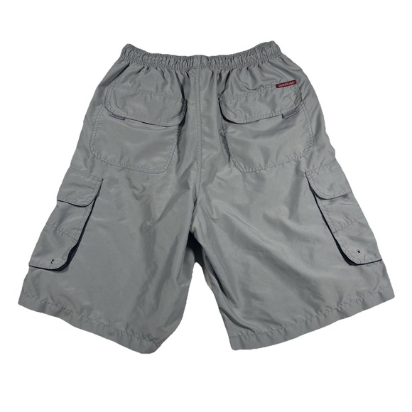 Quiksilver Cargo Shorts Mens Large Outdoor Skate Surfer Summer Pockets Polyester - Picture 2 of 11